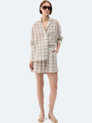 Grey Checkered Shirt