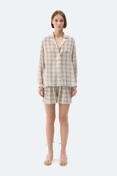 Grey Checkered Shirt