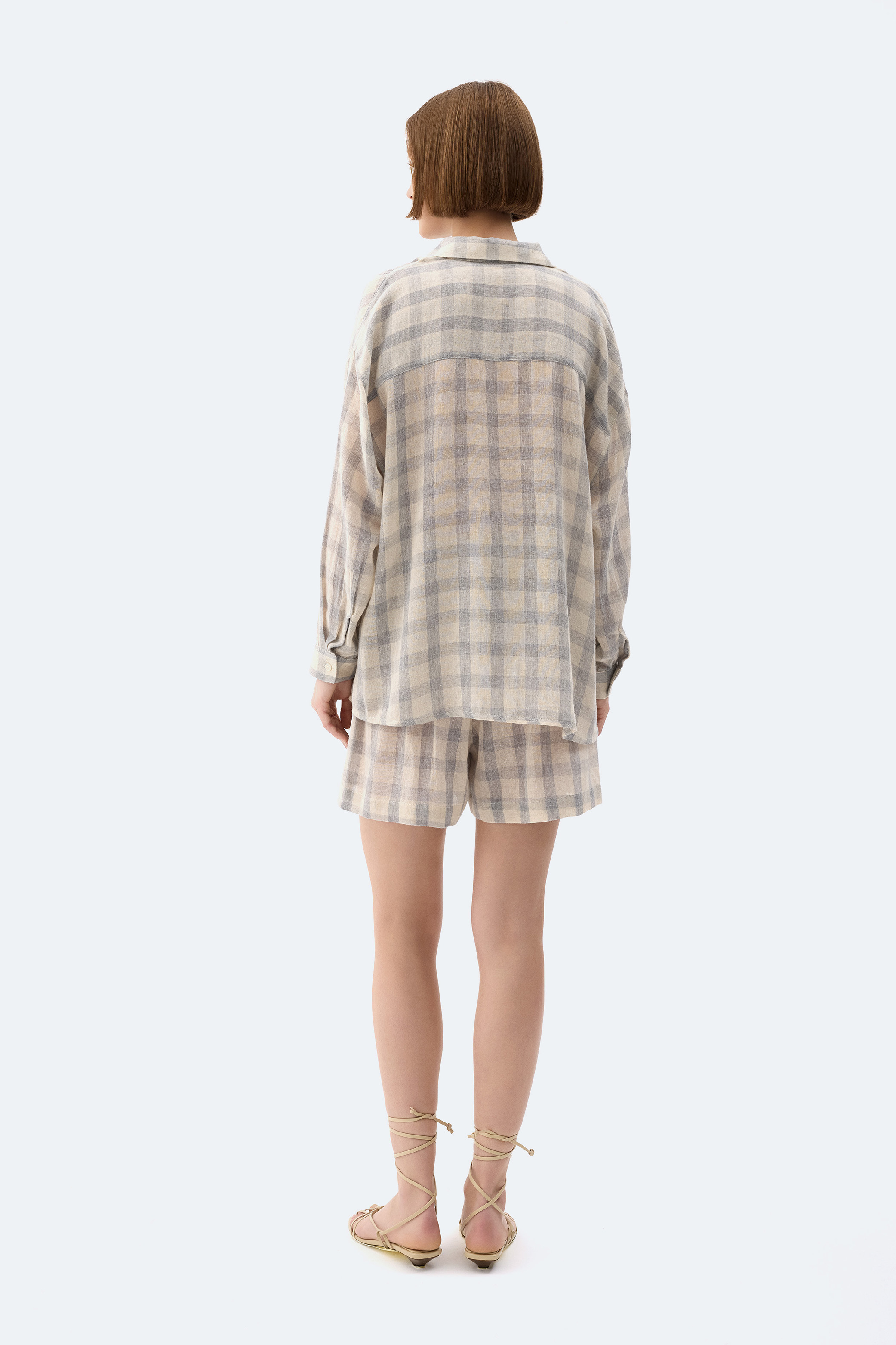 Grey Checkered Shirt