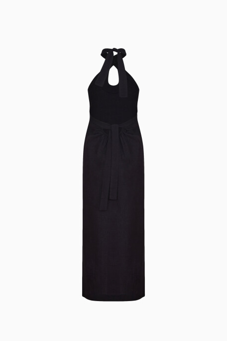 Black Linen Dress