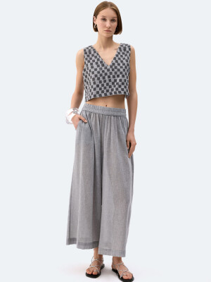 Grey Linen Pants