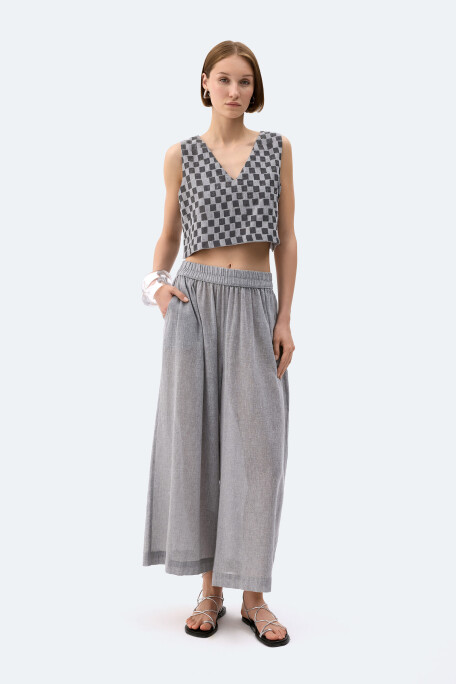 Grey Linen Pants