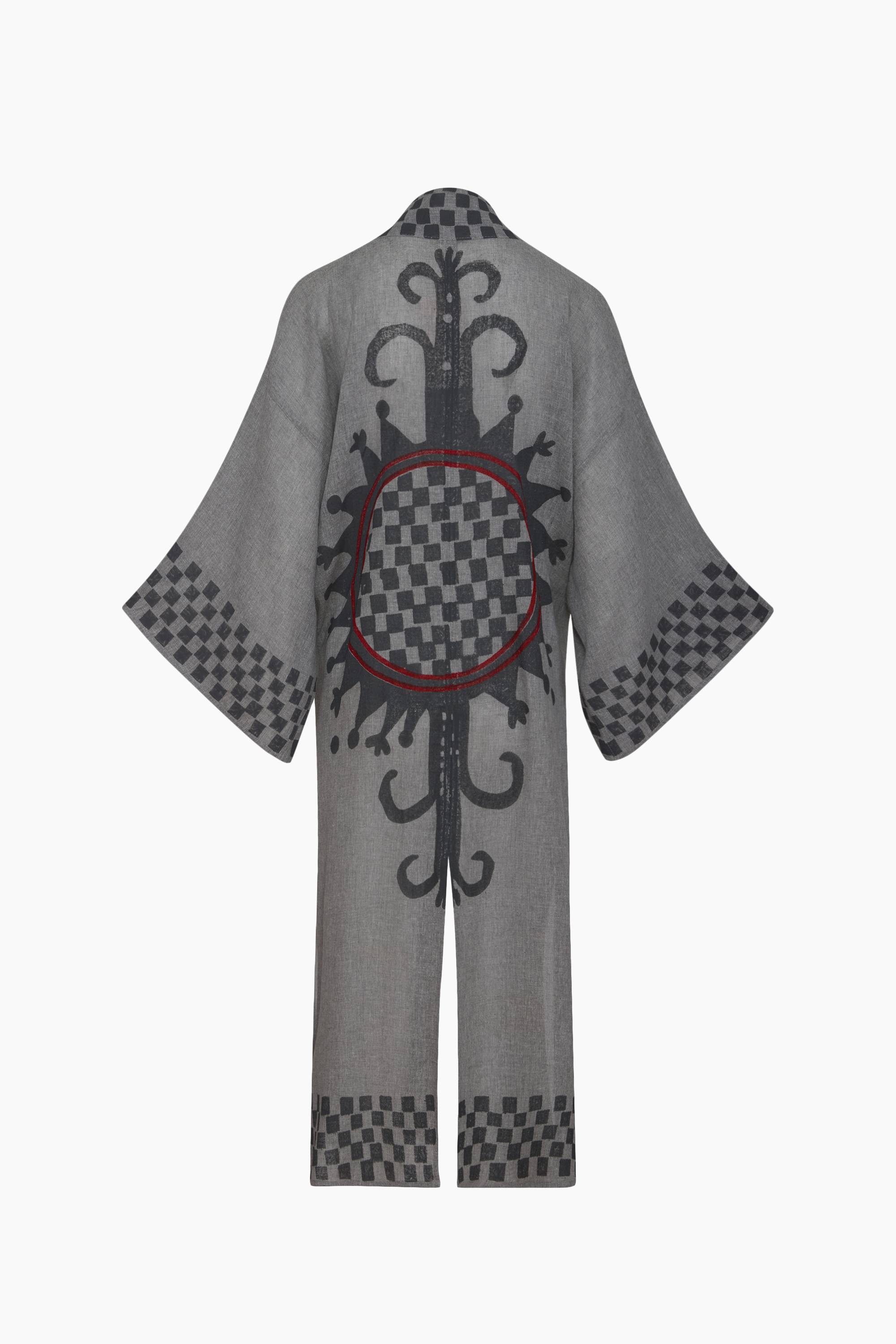 Checkered Kimono