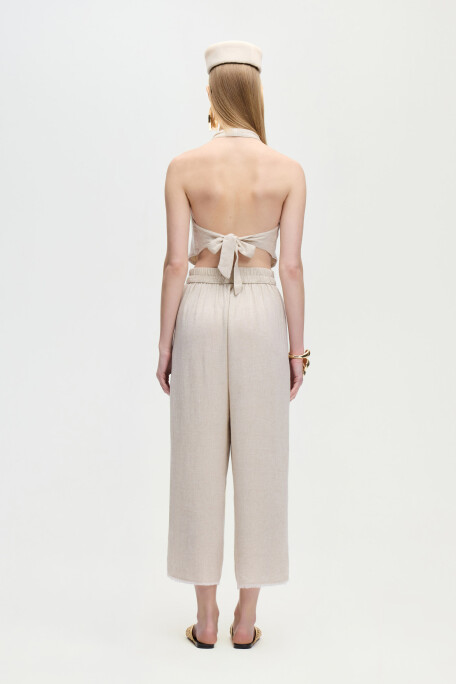 Linen Natural Pants