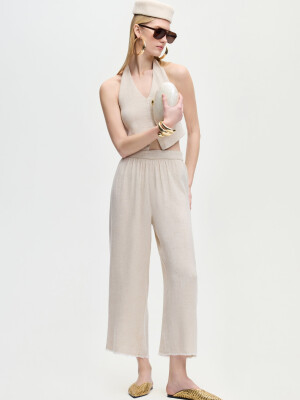 Linen Natural Waistcoat