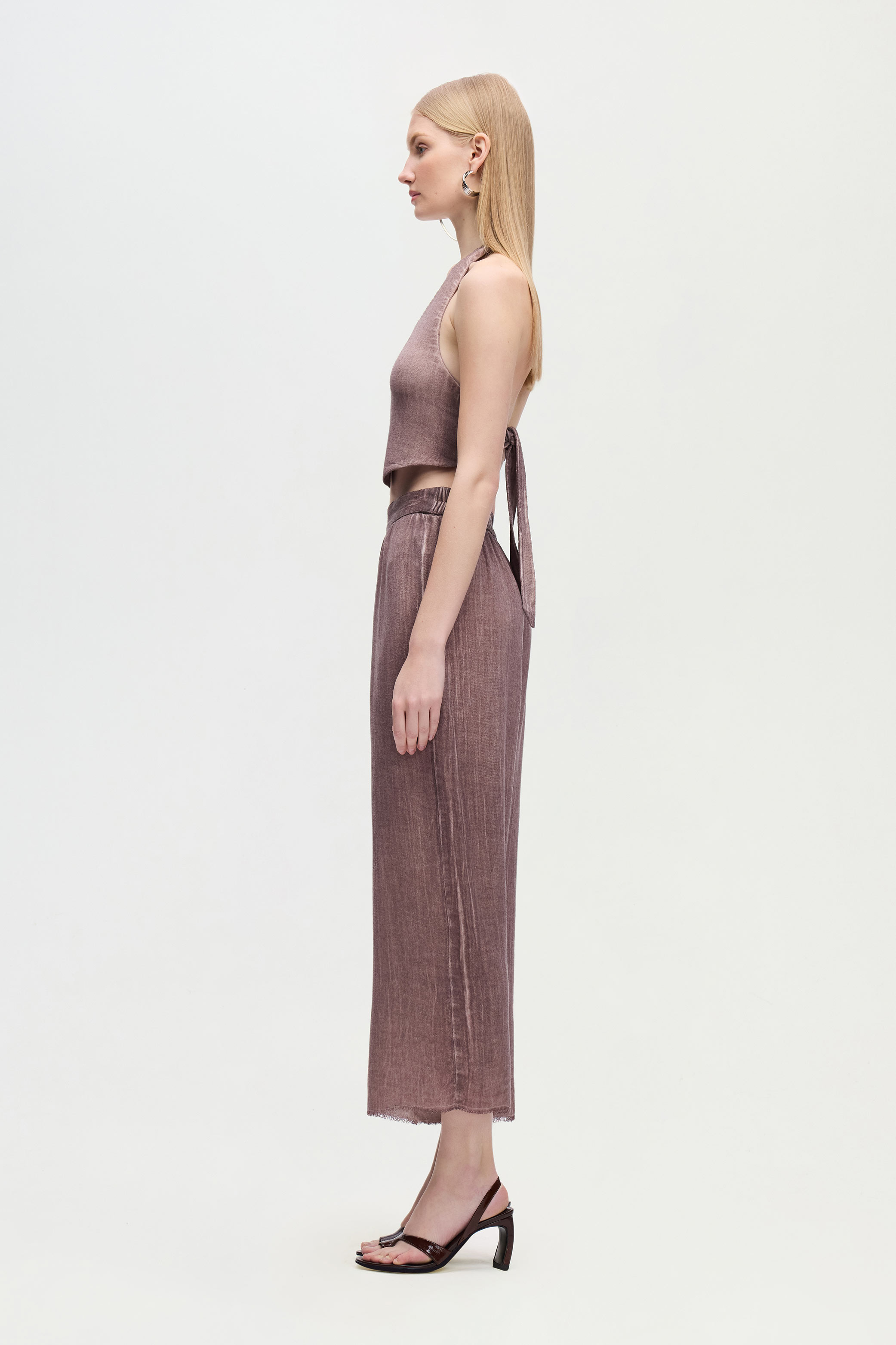 Linen Brown Waistcoat