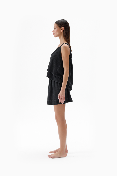 Black Tank Blouse