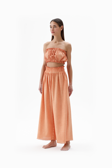 Orange Bandeau Top