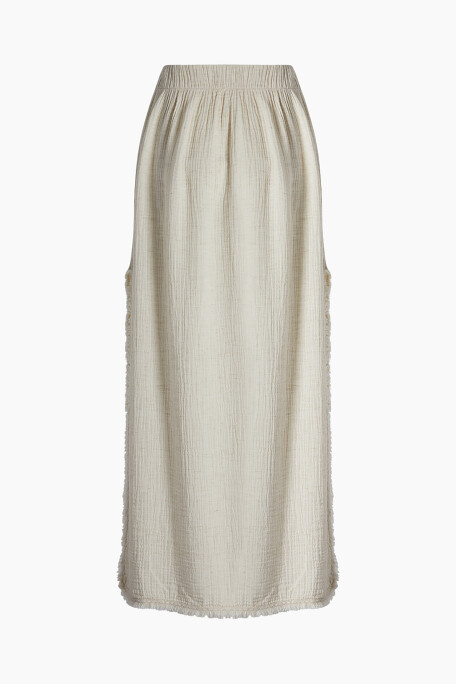 Crinkle Linen Skirt