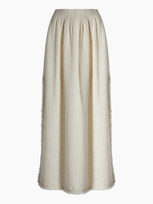 Crinkle Linen Skirt