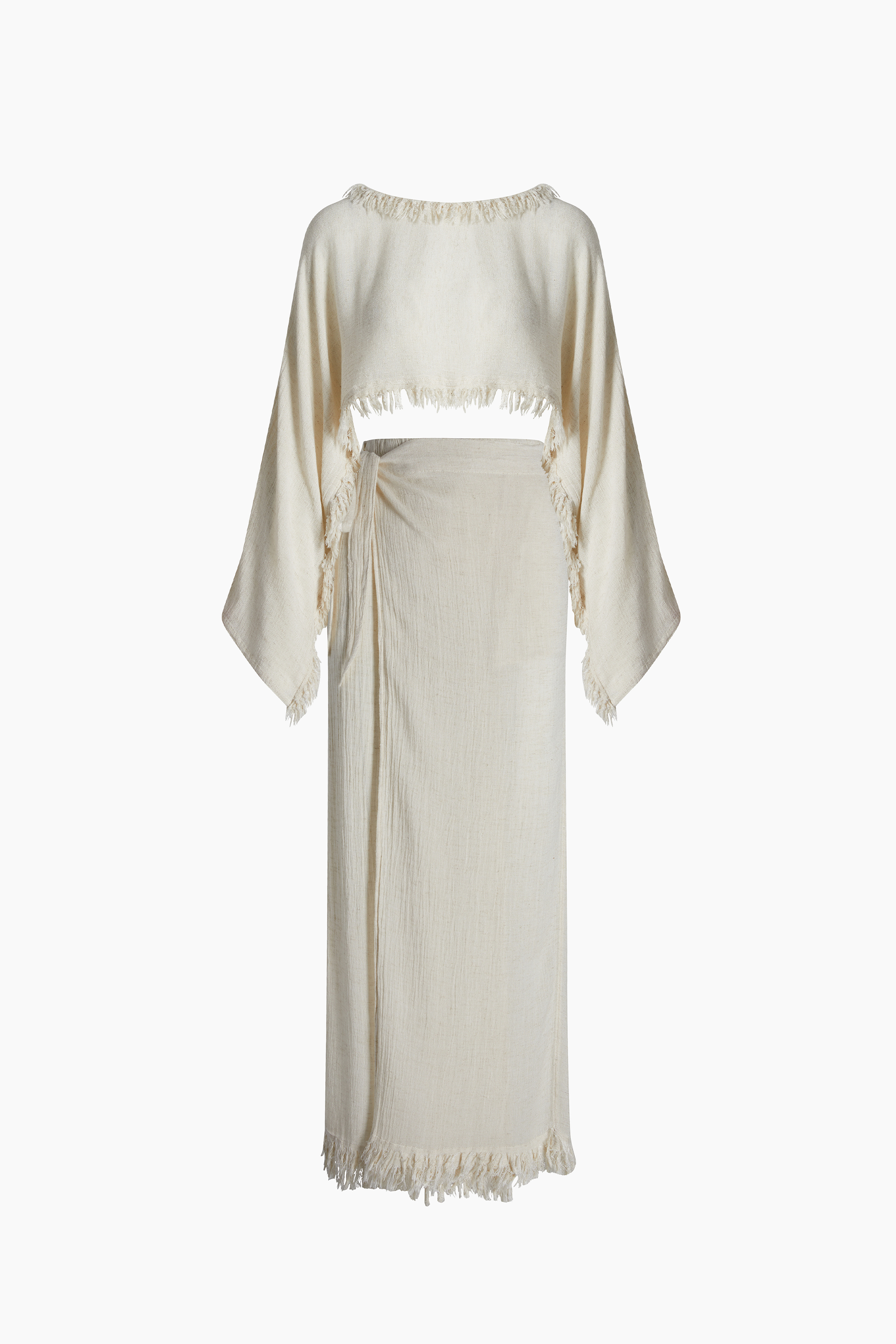 Lightweight Linen Skirt Set