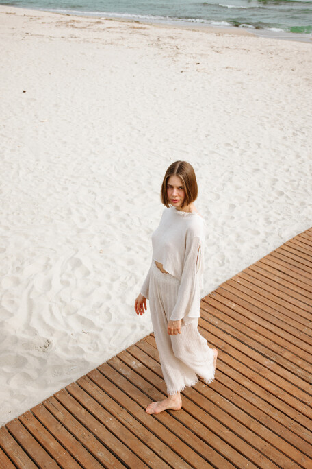 Hemp Straight Pants