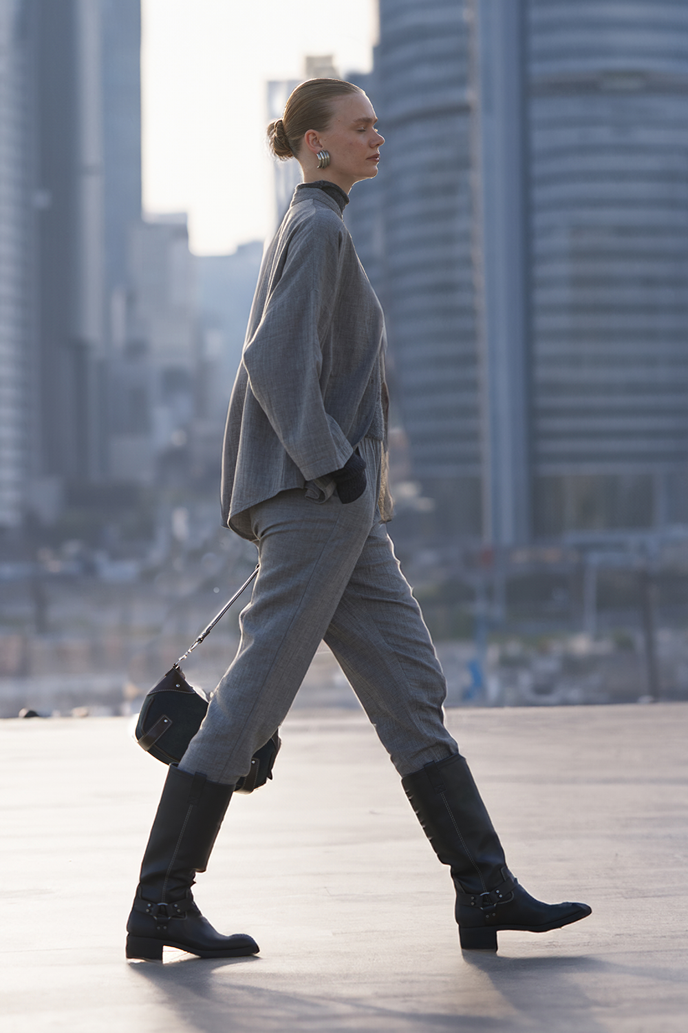 Grey Slouchy Pants
