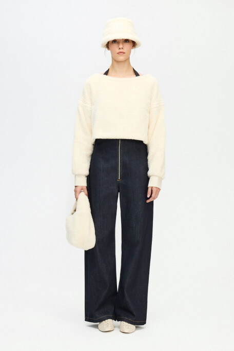 Sherpa Crop Blouse