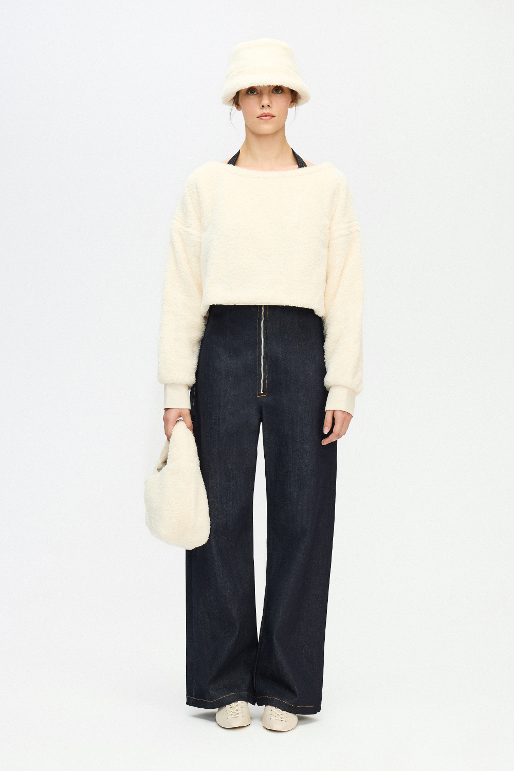 Sherpa Crop Blouse