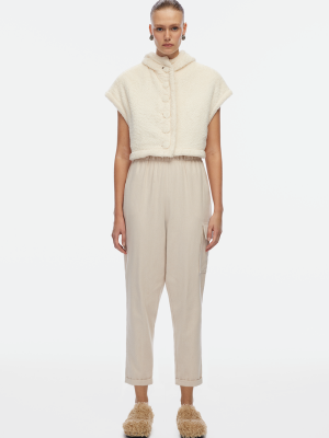 Sherpa Crop Waiscoat