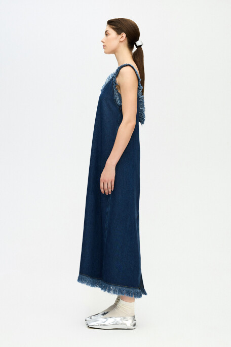 Denim Strappy Dress