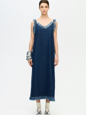 Denim Strappy Dress