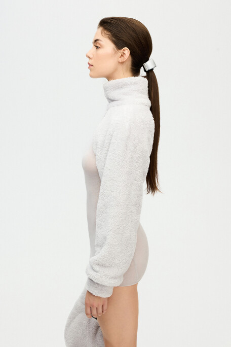 Grey Sherpa Bolero