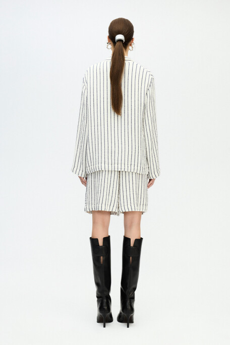 Striped Textured Jacket