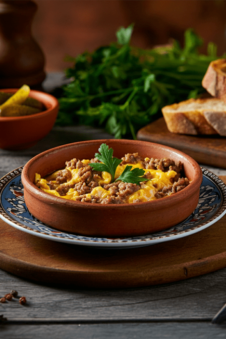 kıymalı yumurta